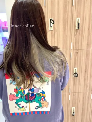 ロング カラー ショートヘアカラー 山本のヘアスタイル