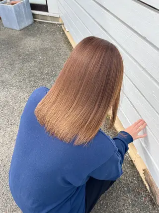 セミロング SALOWIN倉敷店所属・hanaco .のヘアスタイル