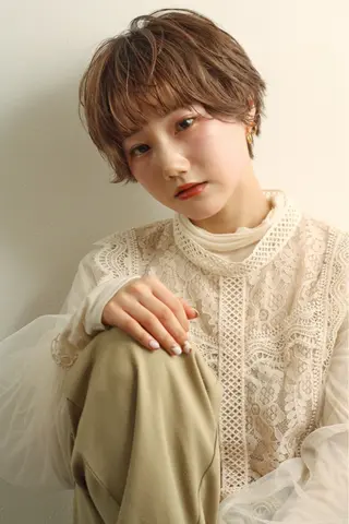 ショート いりえ しゃけのヘアスタイル