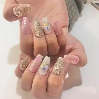 ネイル 長さだし専門店 M2　rikaのネイルデザイン