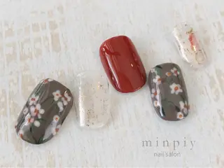 ネイル 𖡼 yumenoのネイルデザイン