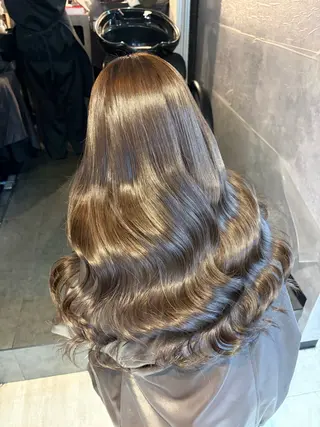 ロング カラー 🩶mana🩶艶髪 /カラーオンカラーのヘアスタイル