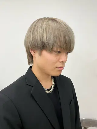 ショート カラー パーマ ヘアアレンジ メンズ 💎髪質改善特化💎 RUITOのヘアスタイル