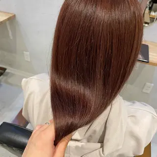 ロング カラー 外山 実咲のヘアスタイル