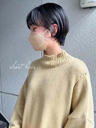 ショート カラーパティシエ facce🌼ikoのヘアスタイル