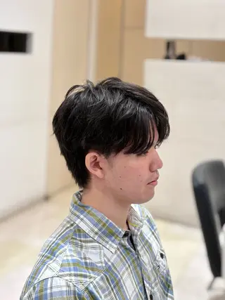 ショート メンズ GRAZIE due所属・シャドウパーマ ・波巻き/篠谷祐輝のヘアスタイル