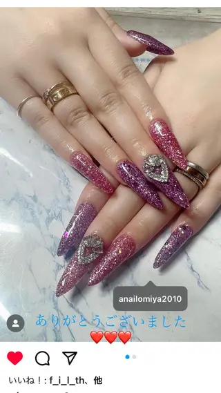 ネイル 星 亜也加のネイルデザイン