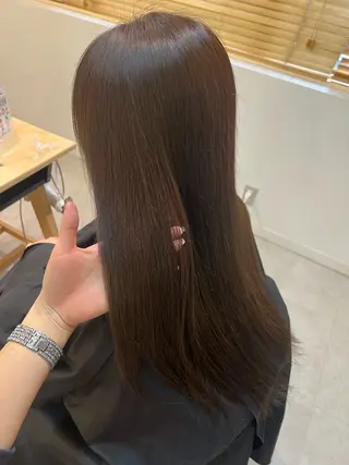 ロング カラー 晶／艶髪カラー ／トリートメントのヘアスタイル