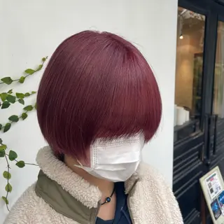 ショート カラー 韓国メンズヘア/ ダウンパーマ/歩夢のヘアスタイル