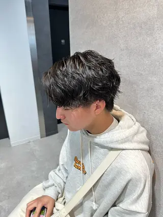 ショート パーマ メンズ 【メンズ特化】 サエキカズマのヘアスタイル