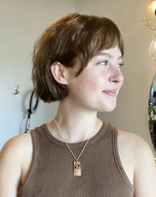 ショート knock所属・knock　國友 華乃のヘアスタイル