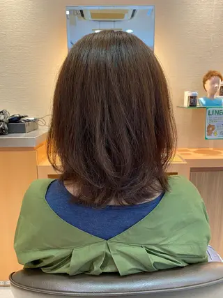 ミディアム カラー 🟢NEGi🟣 🫧髪質改善のヘアスタイル