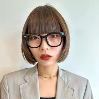 ショート sea by luvismけやき通り2号店所属・ボブ/ショート/ 縮毛矯正/岸本恭明のヘアスタイル