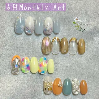 ネイル Lelis Marron所属・岸 侑李のネイルデザイン