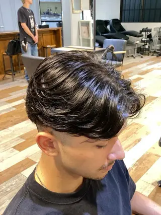 パーマ メンズ メンズカット/パーマ 艶カラーTAIGA︎のヘアスタイル