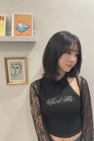 ミディアム CARE ．KOBE所属・京谷 日向のヘアスタイル