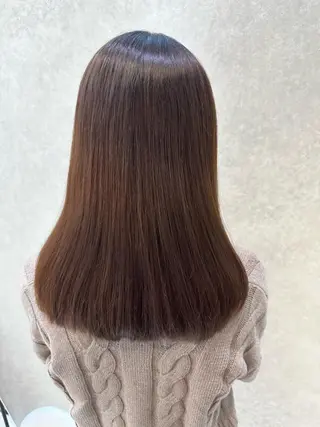 セミロング 🔸縮毛矯正/髪質 改善カラー石崎🔸のヘアスタイル