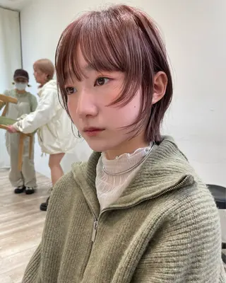 ショート ショート/ボブ/ パーマ/井上のヘアスタイル