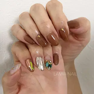 ネイル nail&eyelash Rine所属・Rine 放出 (リネ)のネイルデザイン