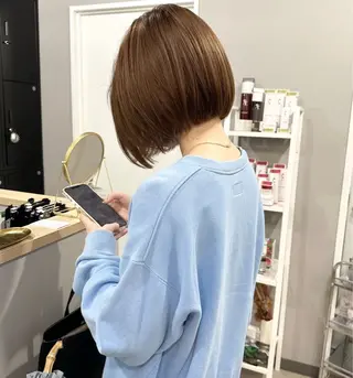 ショート カラー 🌬️attrait 髪質改善/個室サロンのヘアスタイル