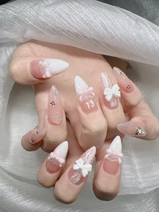 ネイル Lee Nails チップ長さだし専門店のネイルデザイン