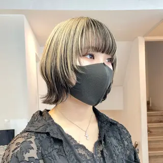 ショート カラー ブロンド・ハイトーン ／遠藤将太のヘアスタイル