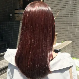 セミロング ヲタク美容師 店長　上原のヘアスタイル