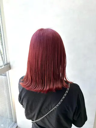 ミディアム カラー 名古屋/縮毛矯正/ 島原　由璃のヘアスタイル