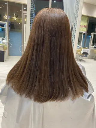 ロング 松尾 怜奈のヘアスタイル