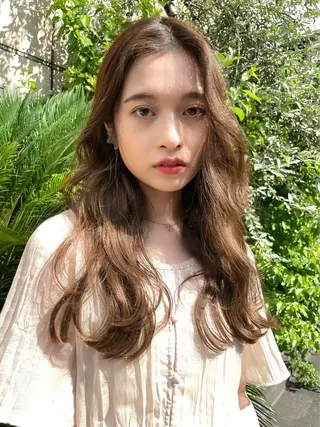 ロング カラー 遠藤 眞実のヘアスタイル