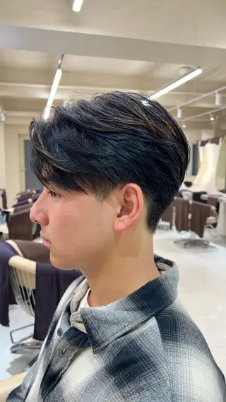 メンズ 横浜/ショート/ レイヤーカットのヘアスタイル