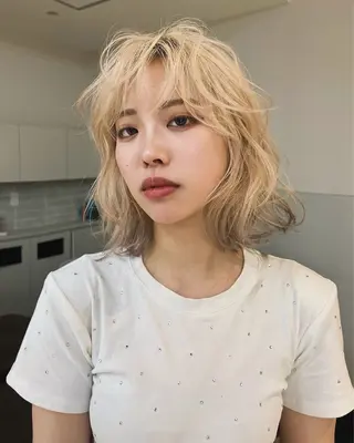 ミディアム カラー レイヤー専門家 ダブルカラー修のヘアスタイル