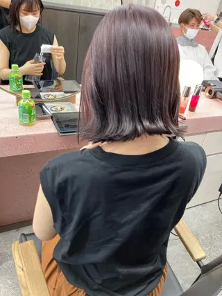 ミディアム カラー 小木曽智美 /ボブ/ショートのヘアスタイル
