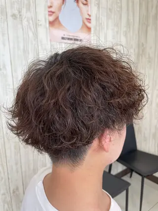 パーマ メンズ 💫カットパーマ💫 伊原虎太郎のヘアスタイル