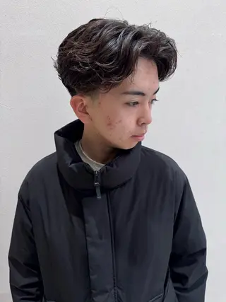 ショート パーマ メンズ NAOKI /海外風のヘアスタイル