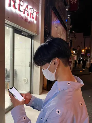 ショート メンズ hair salon HEART新子安店所属・メンズモデル募集👍 鈴木大祐🦖のヘアスタイル