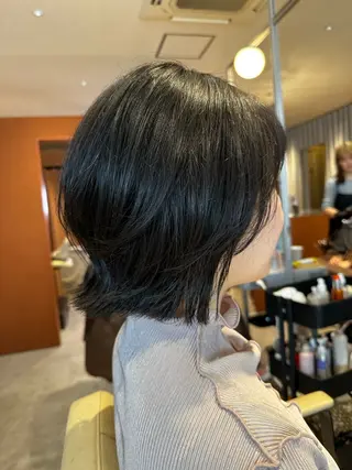 ショート パーマ 👑ショート/ボブ /銀座/ニシオカ👑のヘアスタイル