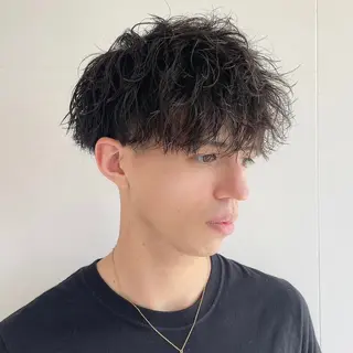 パーマ メンズ 博多No.1 メンズパーマ美容師のヘアスタイル