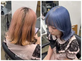 ショート カラー 新宿 似合わせカラー HINAのヘアスタイル