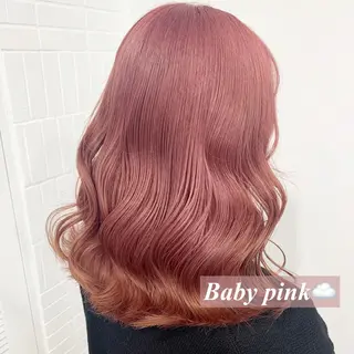 セミロング カラー ヘアアレンジ レイヤー×グレージュ /ピンク🩷mioのヘアスタイル