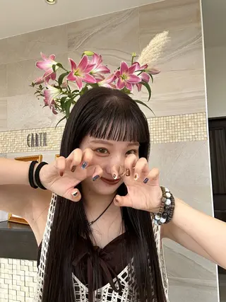 ロング earth 掛川のヘアスタイル