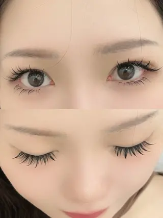 マツエク・マツパ ゆり❤️愛.ラッシュ AURAのマツエク・マツパデザイン