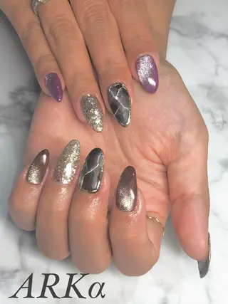 ショート ネイル 🦋Kiyomi. 🦋のネイルデザイン