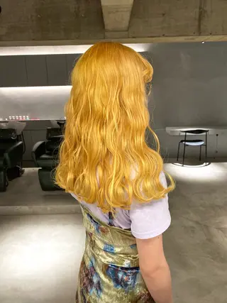 ロング カラー 宮川 日菜子のヘアスタイル