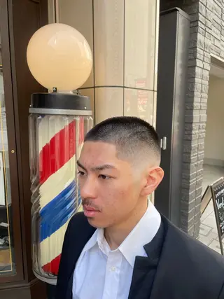 ショート HIROGINZA BARBERSHOP大宮店所属・栫 雄大のヘアスタイル