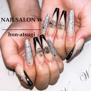 ロング ネイルサロン ダブルのネイルデザイン