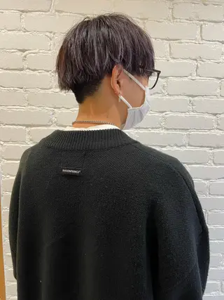 ショート カラー メンズ VANCOUNCIL春日井所属・春日井/ハイトーン /高発色カラー/中村のヘアスタイル