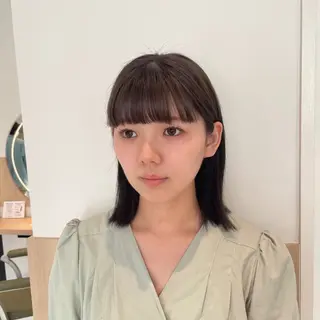 ミディアム 💗モデルカット 募集中のヘアスタイル