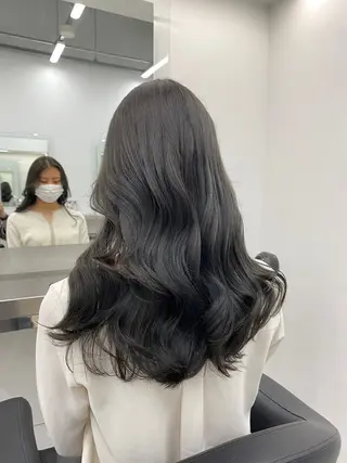 ロング カラー 表参道/透明感カラー /暗髪/ジュキヤのヘアスタイル