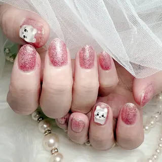 セミロング Conjunim MAMI🎀✨のネイルデザイン